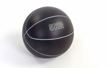 Мяч медицинский медбол Record Medicine Ball SC-8407-5 5кг (верх-резина, наполнитель-песок, d-20см,цвета в ассортименте)