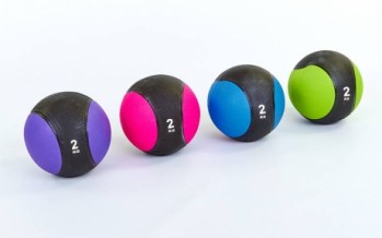 Мяч медицинский медбол Record Medicine Ball C-2660-2 2кг (верх-резина, наполнитель-песок, d-19,5см, цвета в ассортименте)