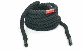 Канат для кроссфита COMBAT BATTLE ROPE UR R-6225-9 (хлопок, l-9м, d-2,6см, черный)