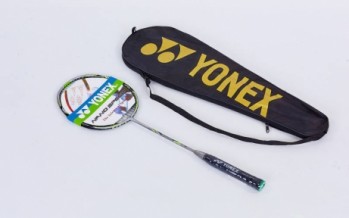 Ракетка для бадминтона профессиональная 1 штука в чехле YONEX BD-5671 (карбон,цвета в ассортименте)