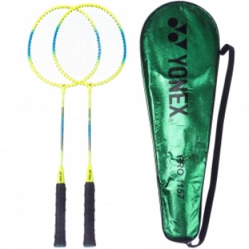 Набор для бадминтона 2 ракетки в чехле YONEX PRO-1157 (сталь, цвета в ассортименте) Replica