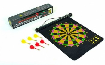 Мишень для игры в дартс магнитная двусторонняя Baili BL-1018B (р-р 37x44,5см, в комплекте 6 дротиков)