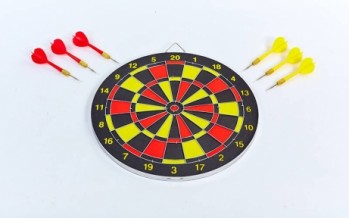 Мишень для игры в дартс из прессованной бумаги Baili 12in BL-62325 (d-30см,в комплек. 6 дротиков 8g)