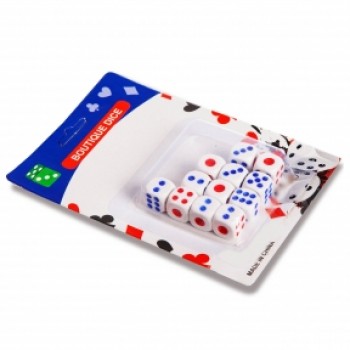 Кости игральные для игр IG-0540 (пластик, р-р 1,2x1,2см, цена за 1 уп., в уп. 12 шт)