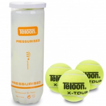 Мяч для большого тенниса TELOON X-TOUR (3шт) T878P3-T606P3 (в вакуумной упаковке)