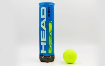 Мяч для большого тенниса HEAD (4шт) 571034 PRO (в вакуумной упаковке, салатовый)