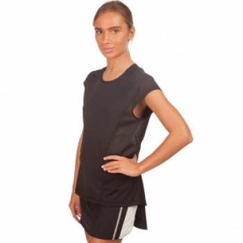 Футболка женская F283 (лайкра, S-XL-42-50, цвета в ассортименте)