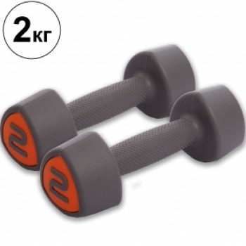 Гантели цельные профессиональные TA-0930-2 (2х2кг) (PU покрытие, цена за 2шт)