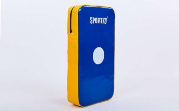 Макивара Прямая из Кожвинила (1шт) SPORTKO UR M4 (поддержка для рук, р-р 45x25x9см, цвета в ассортименте)