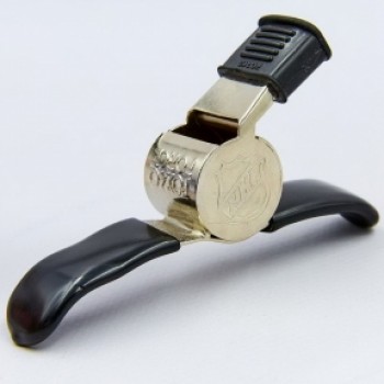 Свисток судейский пластиковый FOX40-9121-1418 SUPER FORCE CMG (110dB, с пальцедержателем, серебряный)