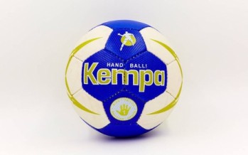 Мяч для гандбола KEMPA HB-5411-2 (PU, р-р 2, сшит вручную, белый-синий)