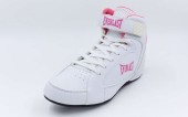 Боксерки женские EVERLAST JUMP ELW65C размер 37,5-40,5 US-7-9,5 белый-розовый