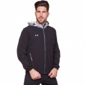 Ветровка ветрозащитная спортивная куртка для бега UAR 96601A-BK размер L-XXL (48-54) черный