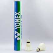 Воланы для бадминтона перьевые YONEX (12шт) в тубе AS-30 AEROSENSA (белый)