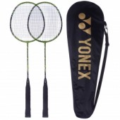 Ракетка для бадминтона 1штука в чехле YONEX BD-1276 (сталь, цвета в ассортименте) Replica