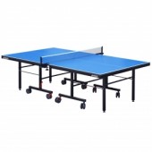 Стол теннисный GSI-Sport MT-0931 (G-profi) (складной,ДСП толщина 25мм, металл, размер 2,74х1,52х0,76м, вес 105кг, синий)