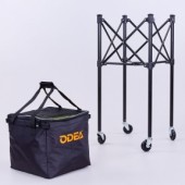 Корзина для мячиков ODEAR BT-0464 (металл, полиэстер, р-р 35х35х90см, вместительность 160шт мячей, черный)