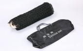 Сетка большой теннис С-0051 (нейлон, р-р 12,8х1,08м, ячейка 5x5см, с метал.тросом, черный)