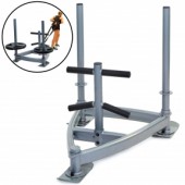 Сани тренировочные для кроссфита+петли Zelart CF6236 SLED (металл, основание р-р 90х90х70см, h-80см)